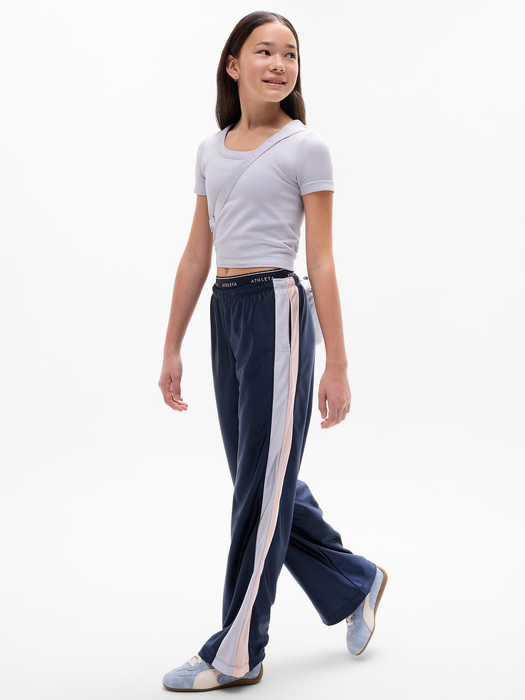 Image number 2 showing, Athleta Girl Rise Above Rib Scoop Tee