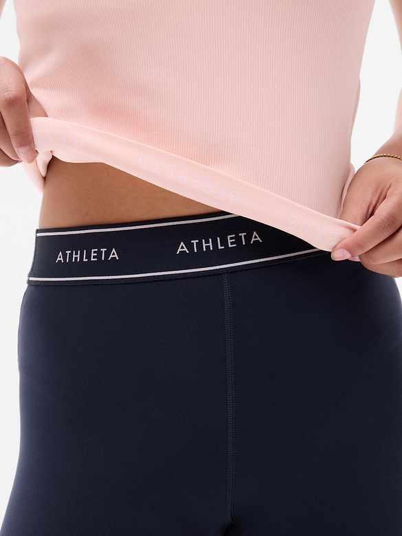 Athleta Girl Rise Above Rib Scoop Tee