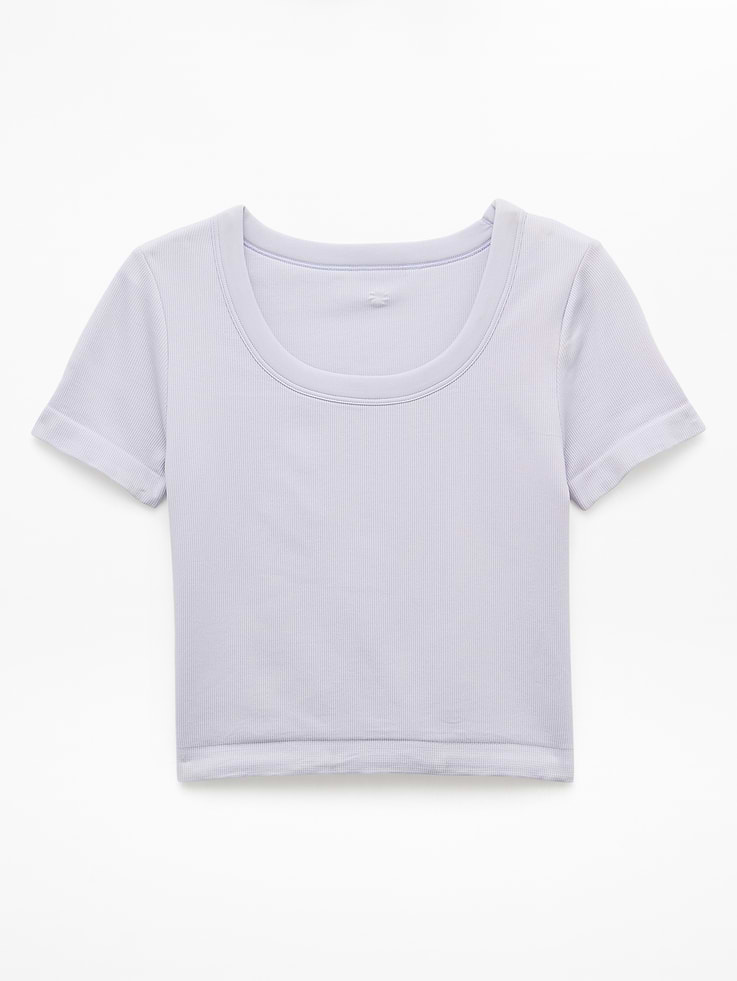 Image number 5 showing, Athleta Girl Rise Above Rib Scoop Tee