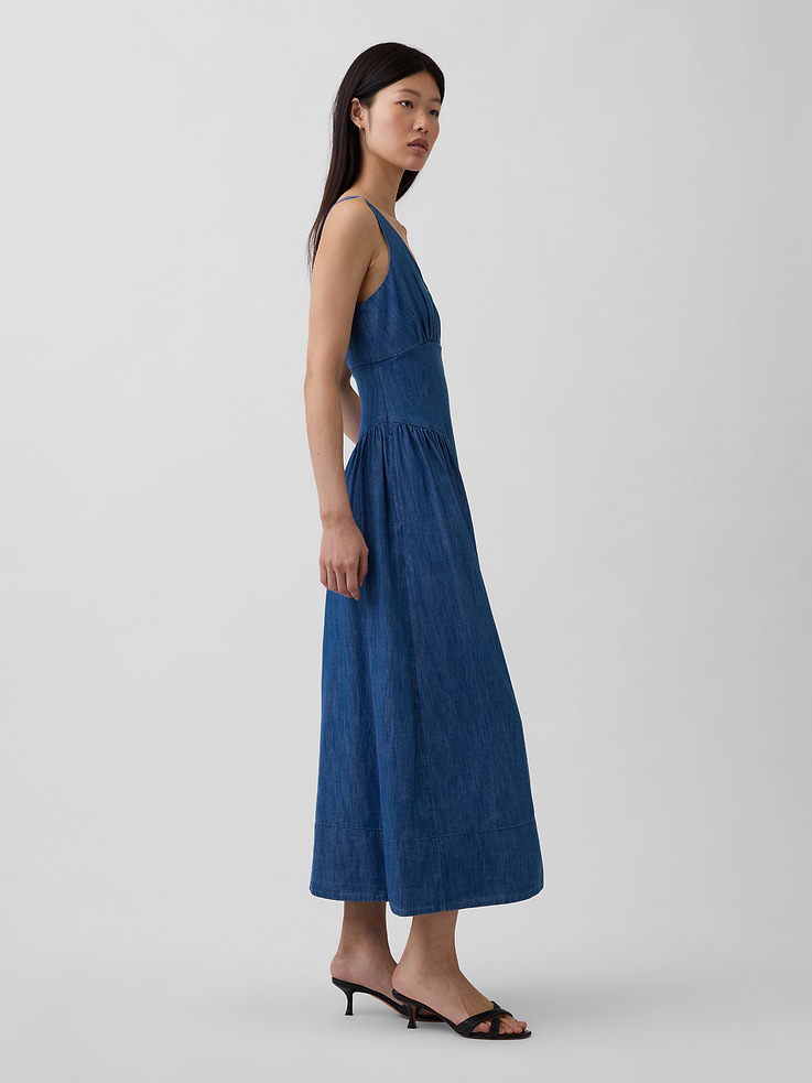 Image number 3 showing, Shirred Maxi Dress