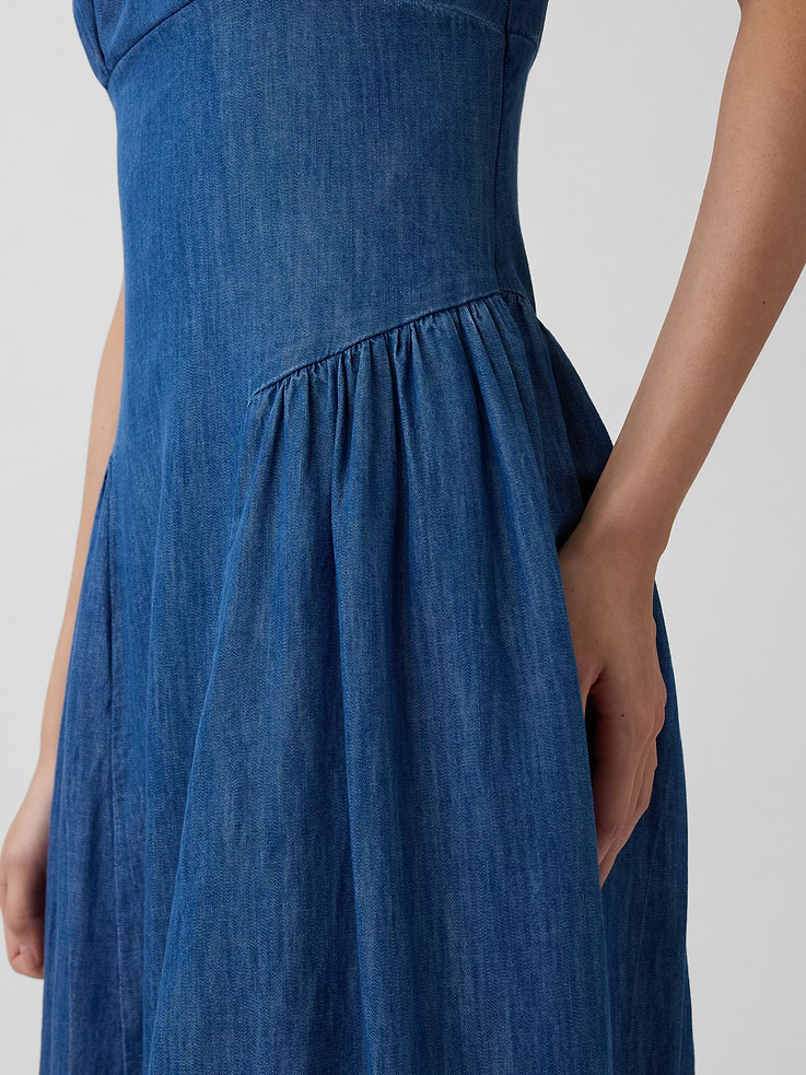 Image number 4 showing, Shirred Maxi Dress