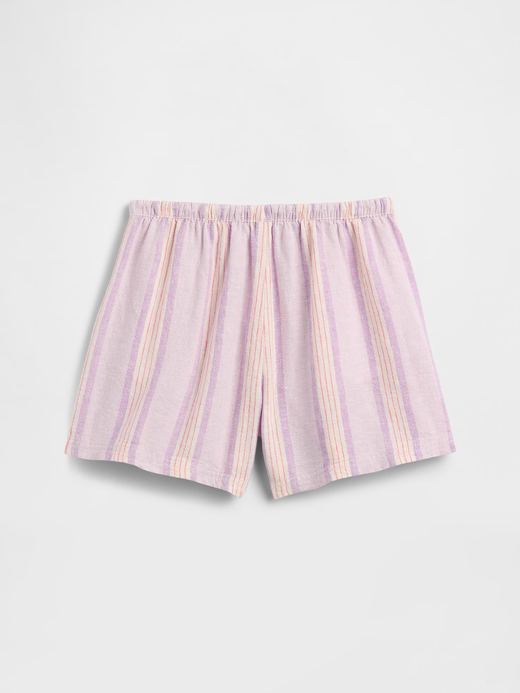 Image number 2 showing, Kids Relaxed Pull-On Linen-Blend Shorts