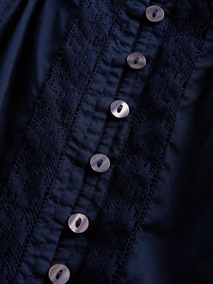 Image number 5 showing, Lace-Trim Square-Neck Top