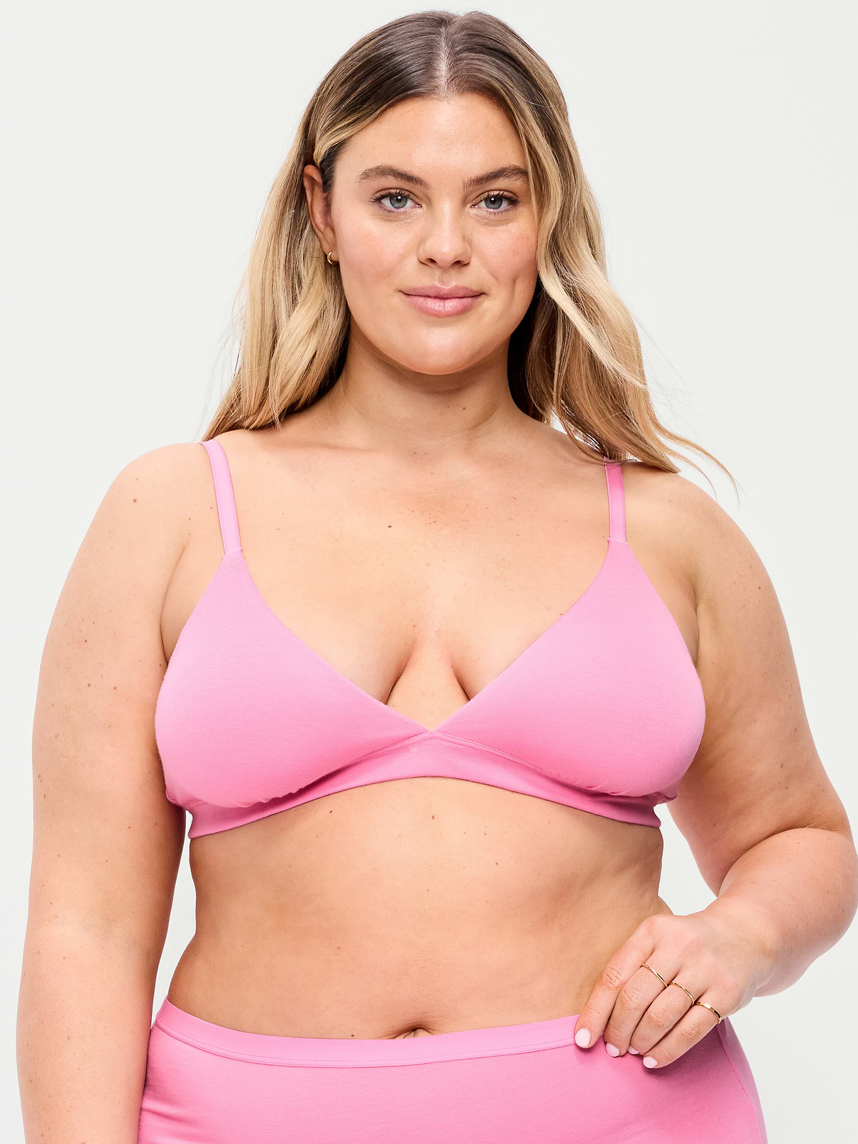 Image number 7 showing, Everyday Cotton Triangle Bralette
