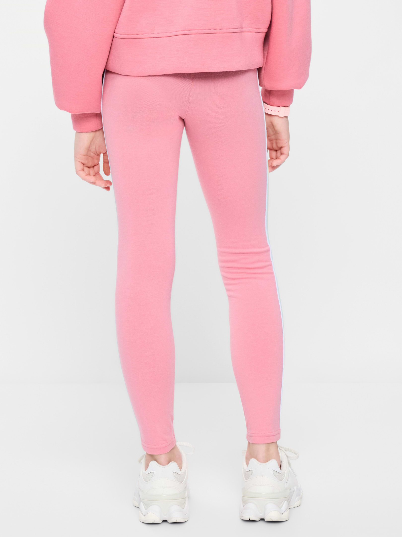 Image 2 of 3, Striped Leggings for Girls