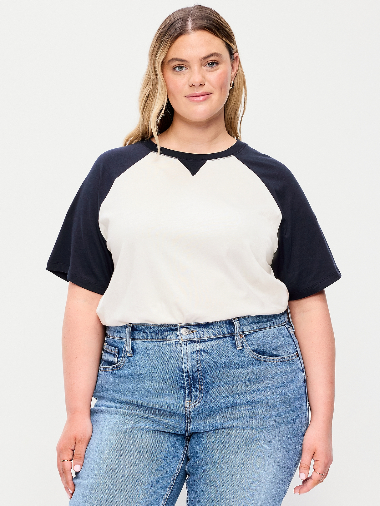 Vintage Crew-Neck Raglan T-Shirt | Old Navy