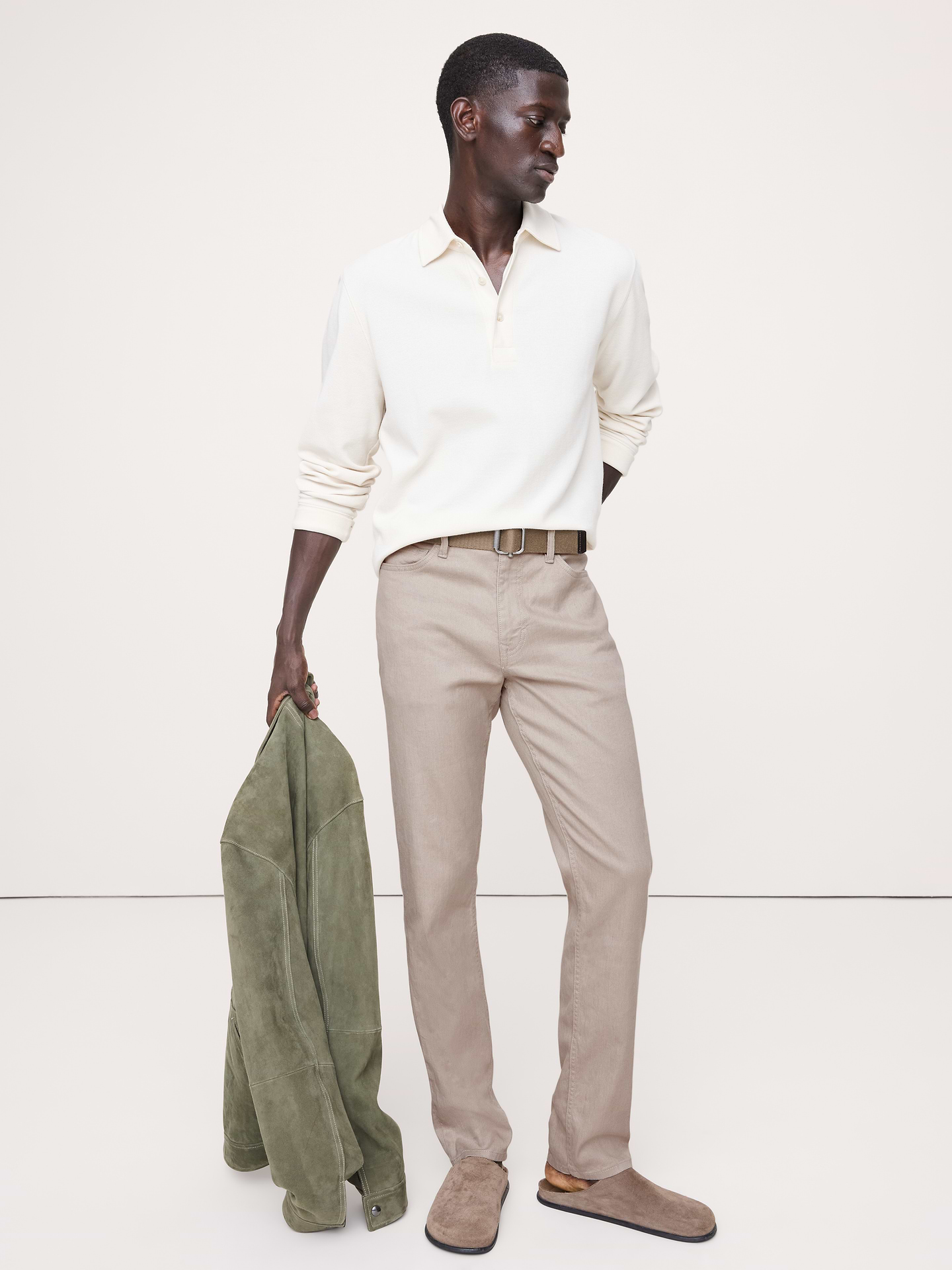 Image number 1 showing, Slim Linen-Cotton Traveler Pant