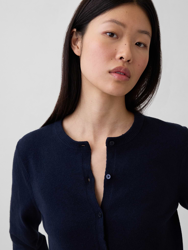 Image number 4 showing, CashSoft Crop Cardigan