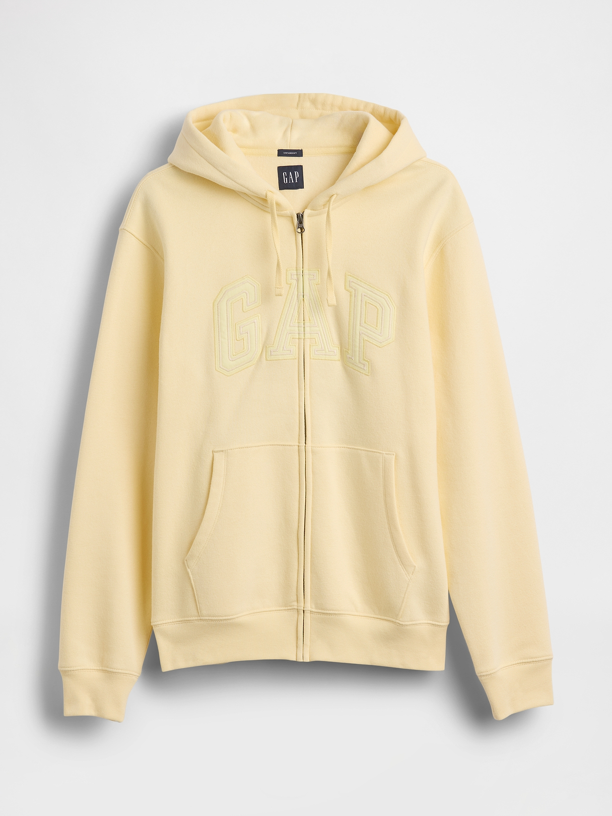 トップス BoTT OG Logo Zip Hoodie Yellow M Adult VintageSoft Arch Logo Zip Hoodie | Gap