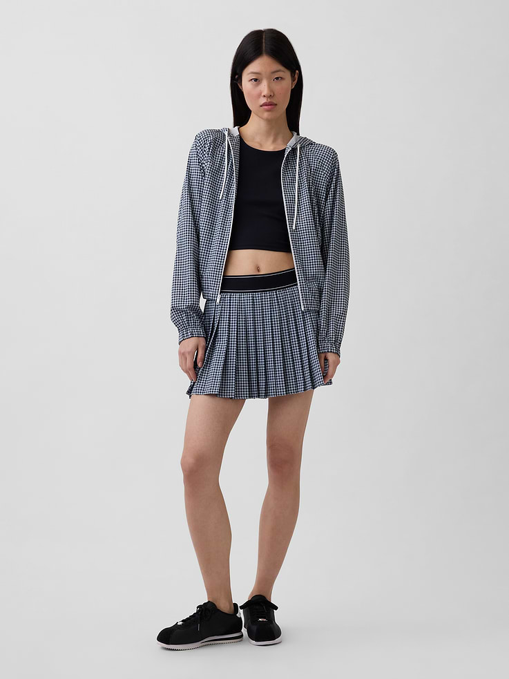 Image number 1 showing, GapFit Tech Pleated Exercise Skort