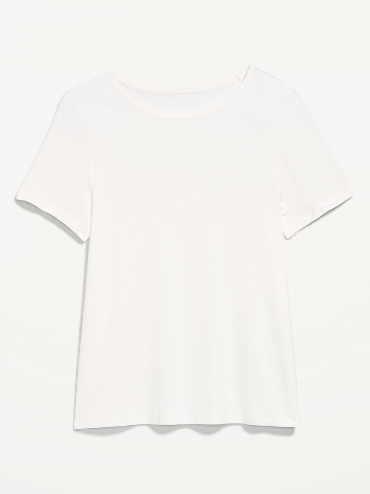 Image number 4 showing, Luxe Crew-Neck T-Shirt