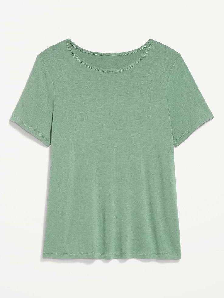 Image number 4 showing, Luxe Crew-Neck T-Shirt