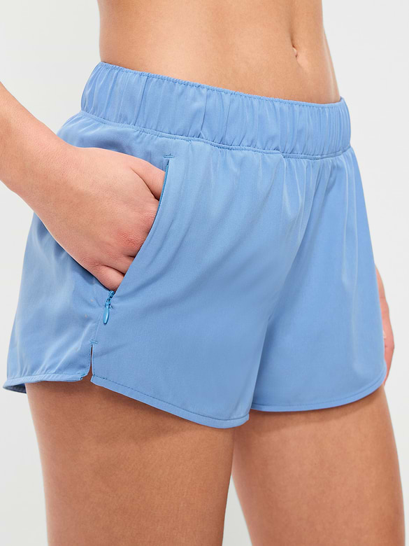 Short de course StretchTech à taille mi-basse, entrejambe de 7,5 cm