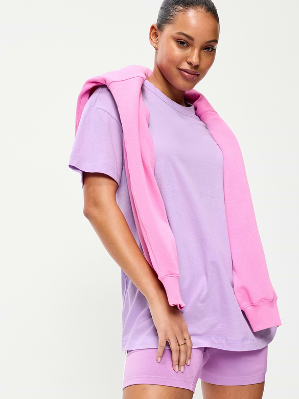 T-shirt tunique passe-partout surdimensionné