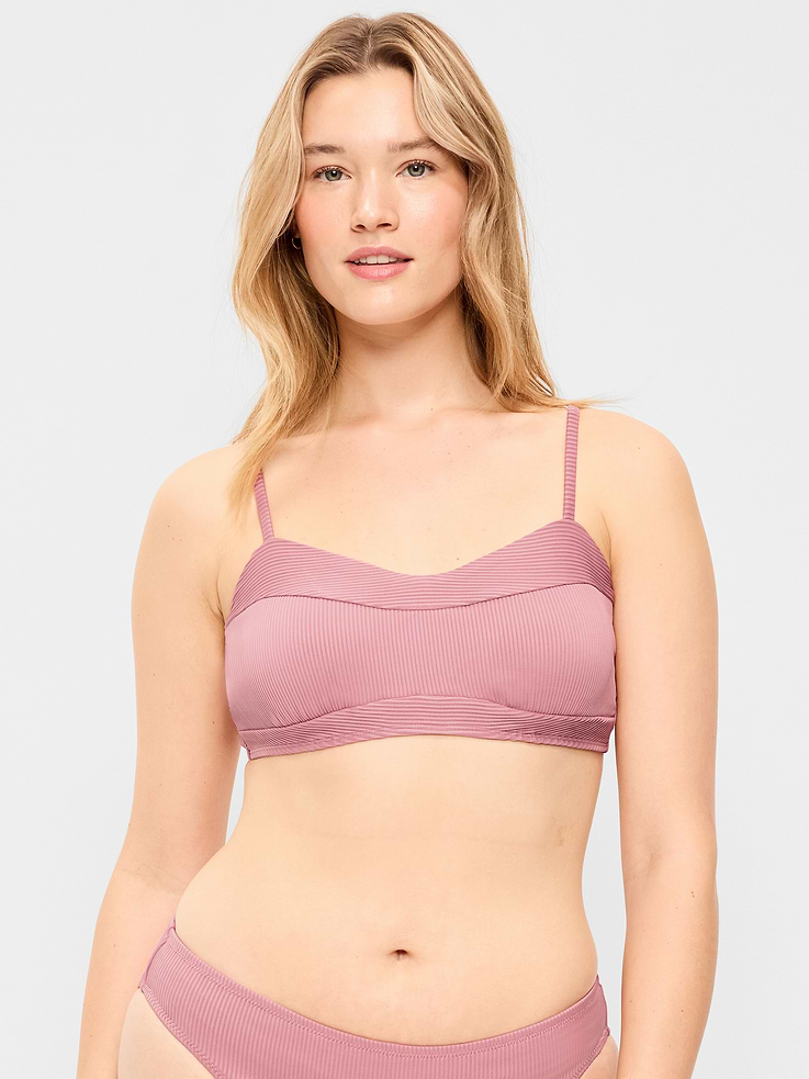Image number 5 showing, Ribbed Bra Bikini Swim Top