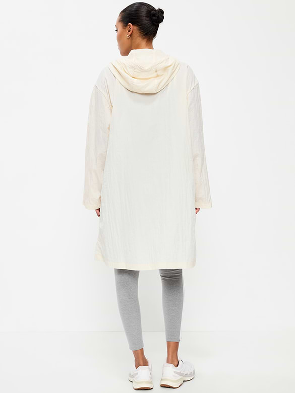 Lightweight Loose-Fit Hooded Jacket
