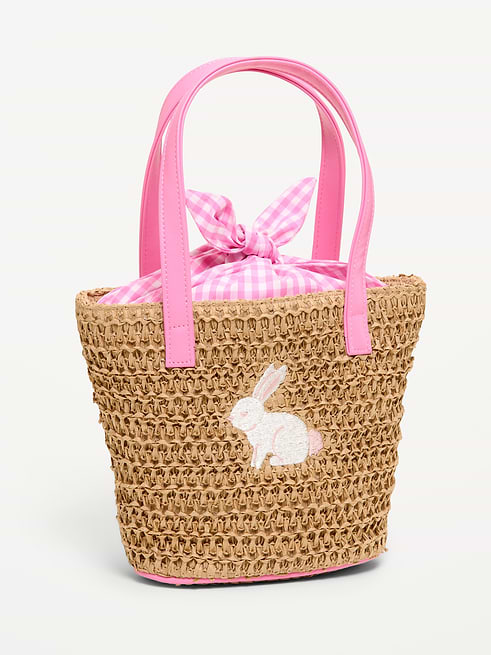 Straw Straw Basket Bag for Toddler Girls clearance deal