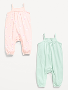 Image number 2 showing, Sleeveless Jumpsuit 2-Pack for Baby