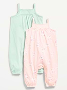 Image number 1 showing, Sleeveless Jumpsuit 2-Pack for Baby