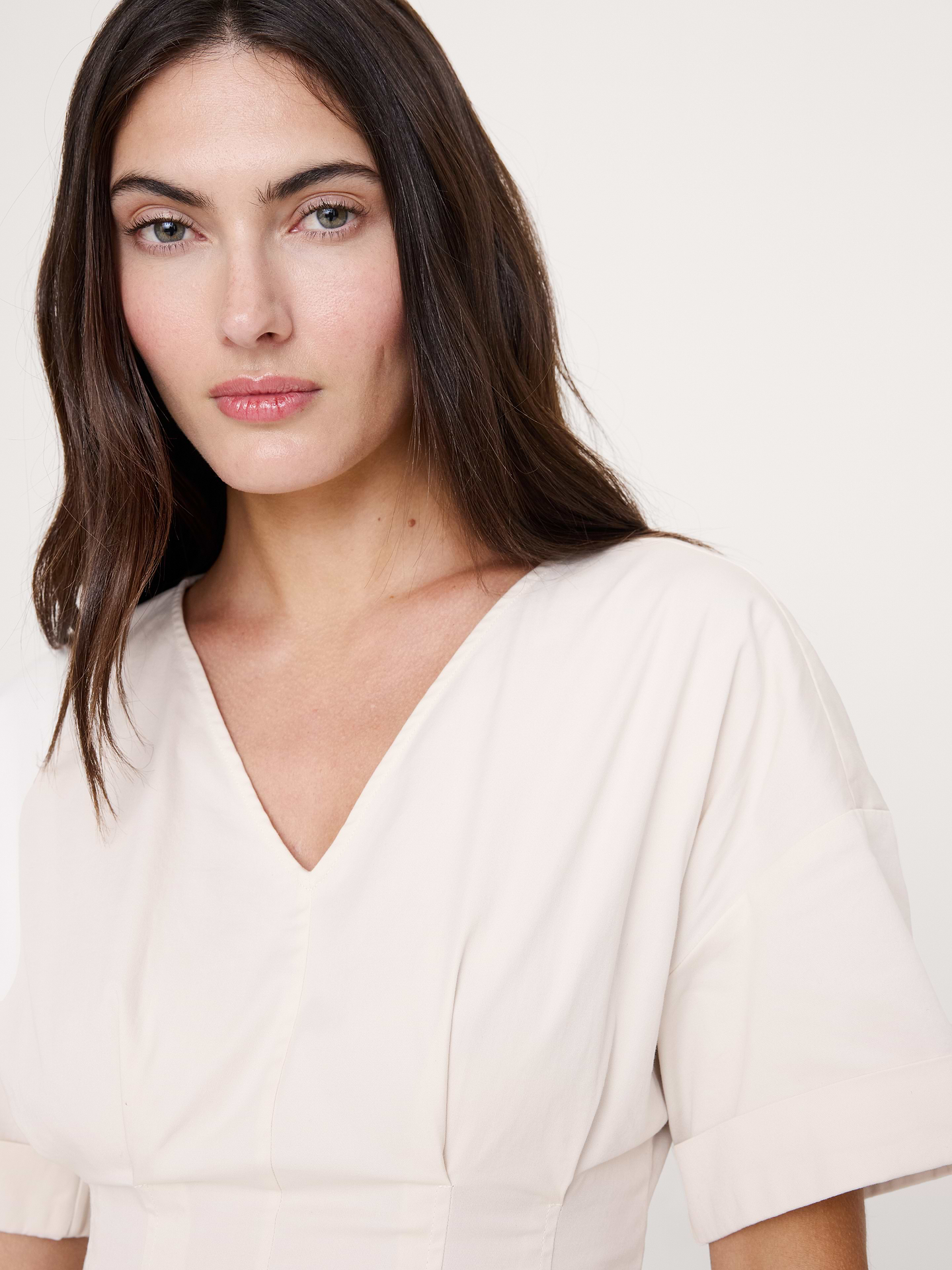 Image number 3 showing, Soft Cotton Fitted Waist Top