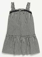 Image number 3 showing, Printed Sleeveless Ruffled Swing Dress for Girls