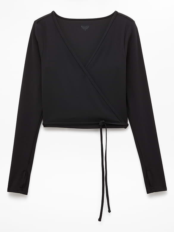 Transcend Wrap Crop Top
