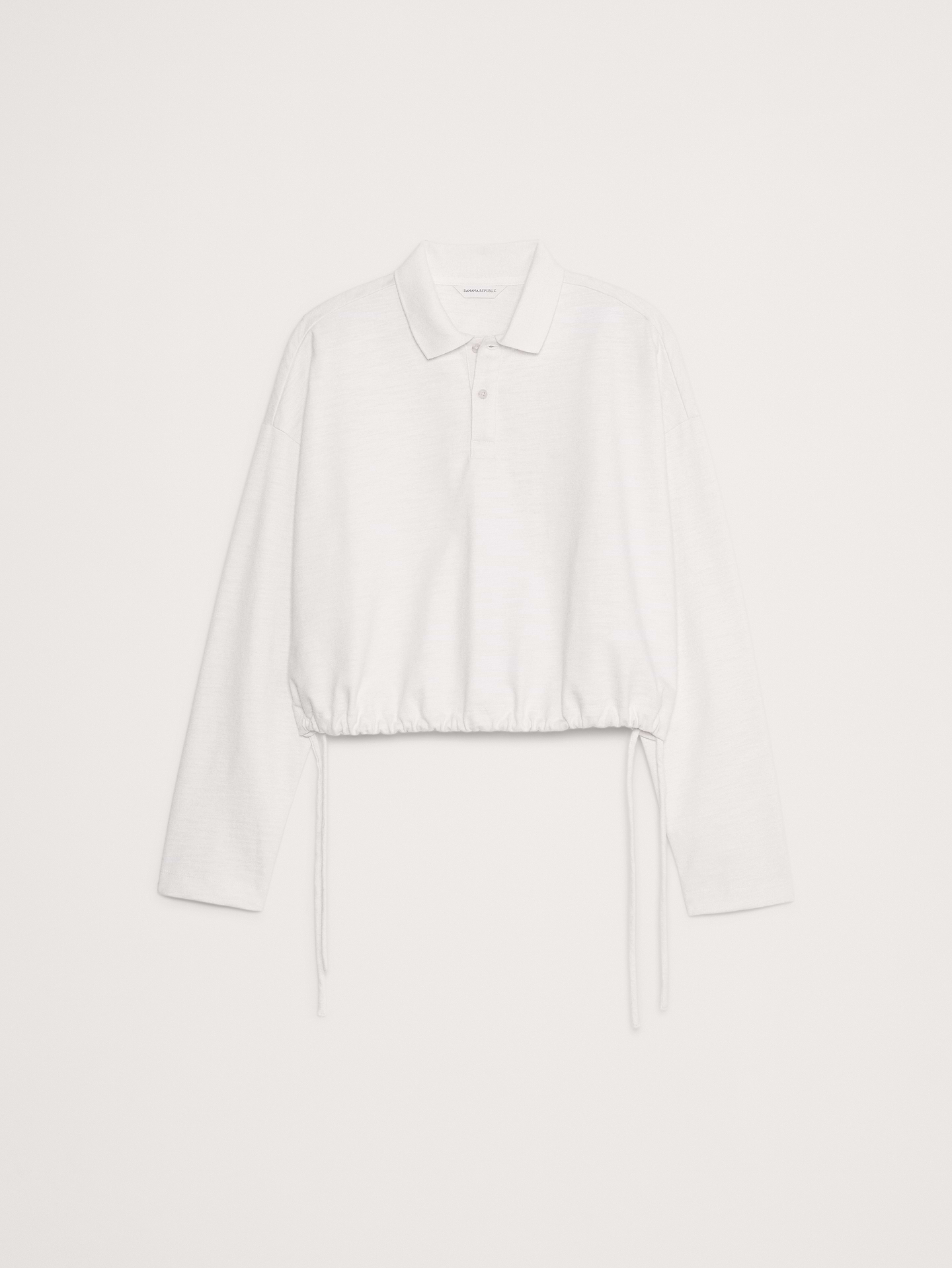 Image number 4 showing, Heavy Cotton Slub Cropped Polo