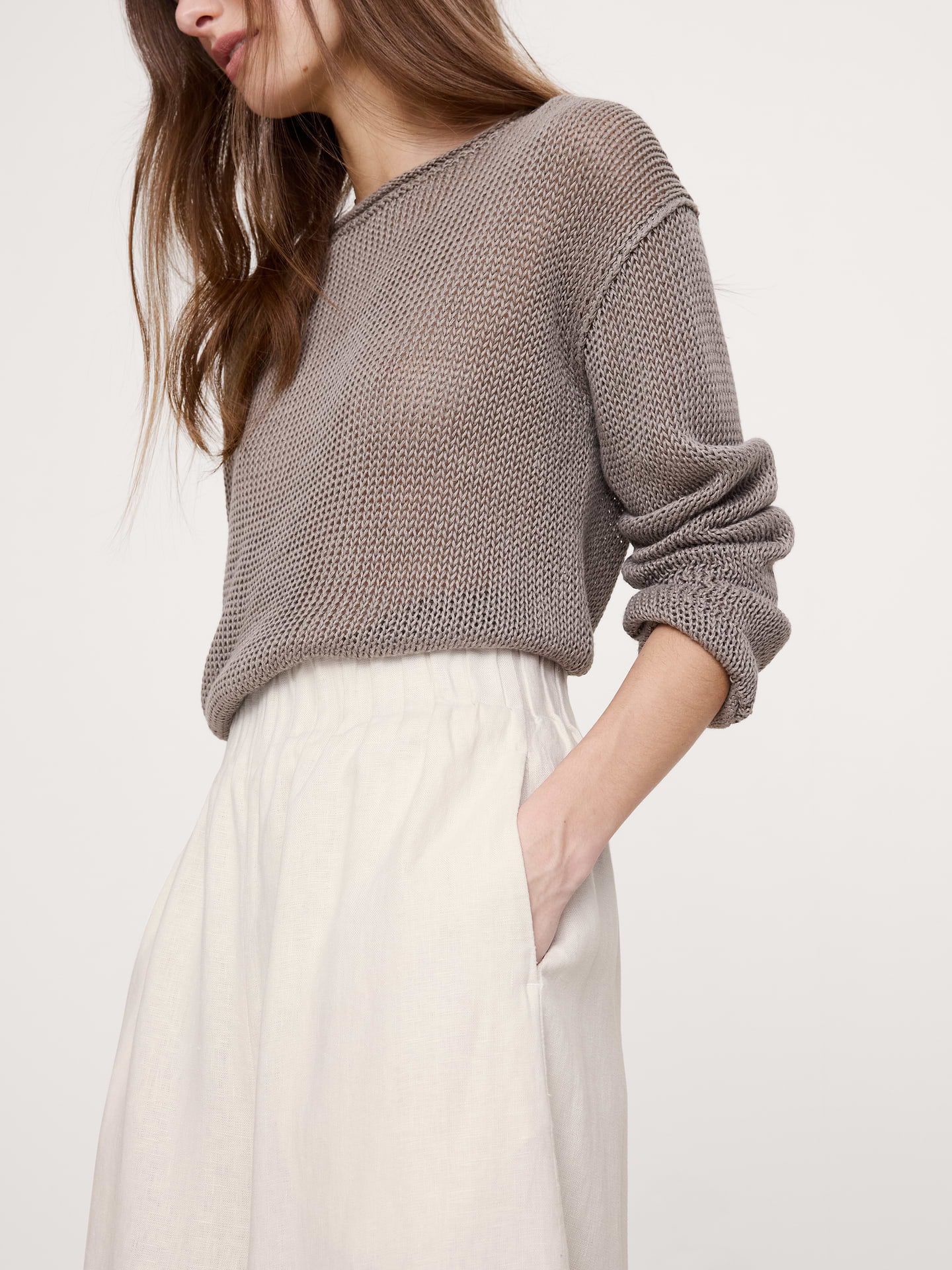 Image number 4 showing, Linen Culotte
