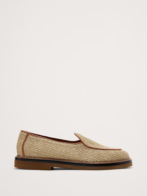 Lex Raffia Loafer by Jacques Soloviere