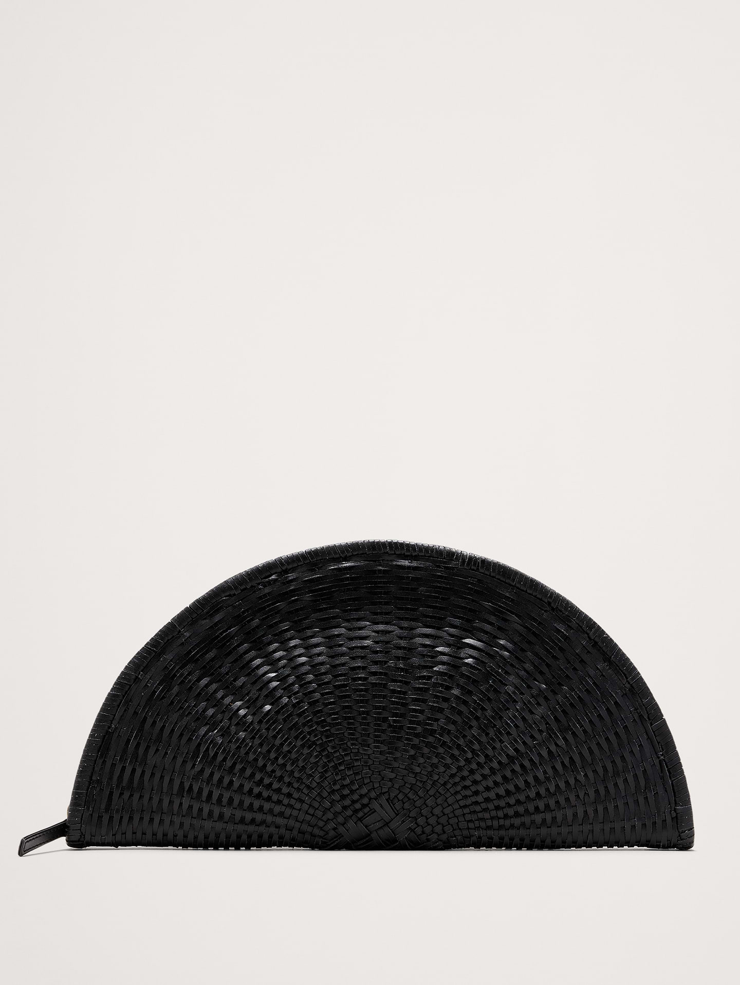Image number 1 showing, Perla Woven Leather Clutch by Bembien
