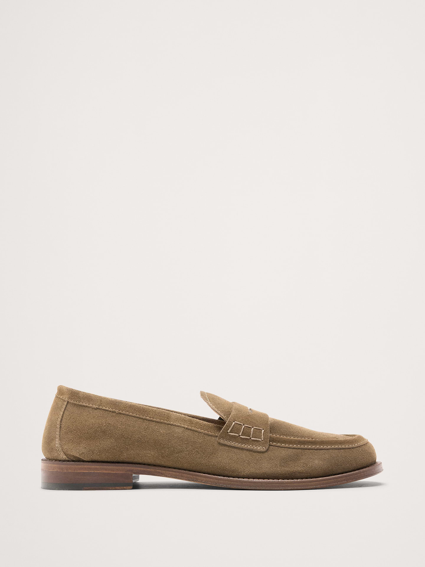 Image number 1 showing, Italian Suede Penny Loafer
