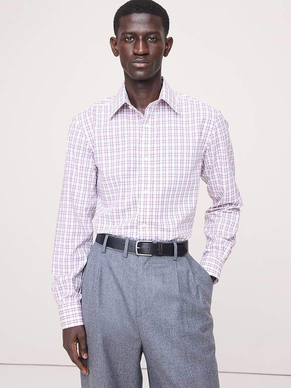 Slim-Fit Wrinkle-Resistant Dress Shirt