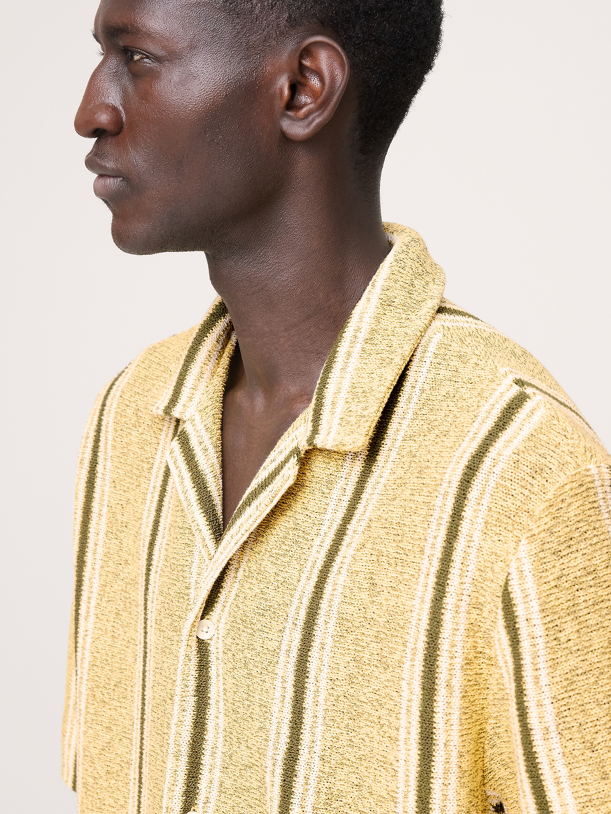 Relaxed-Fit Striped Resort Shirt | Banana Republic