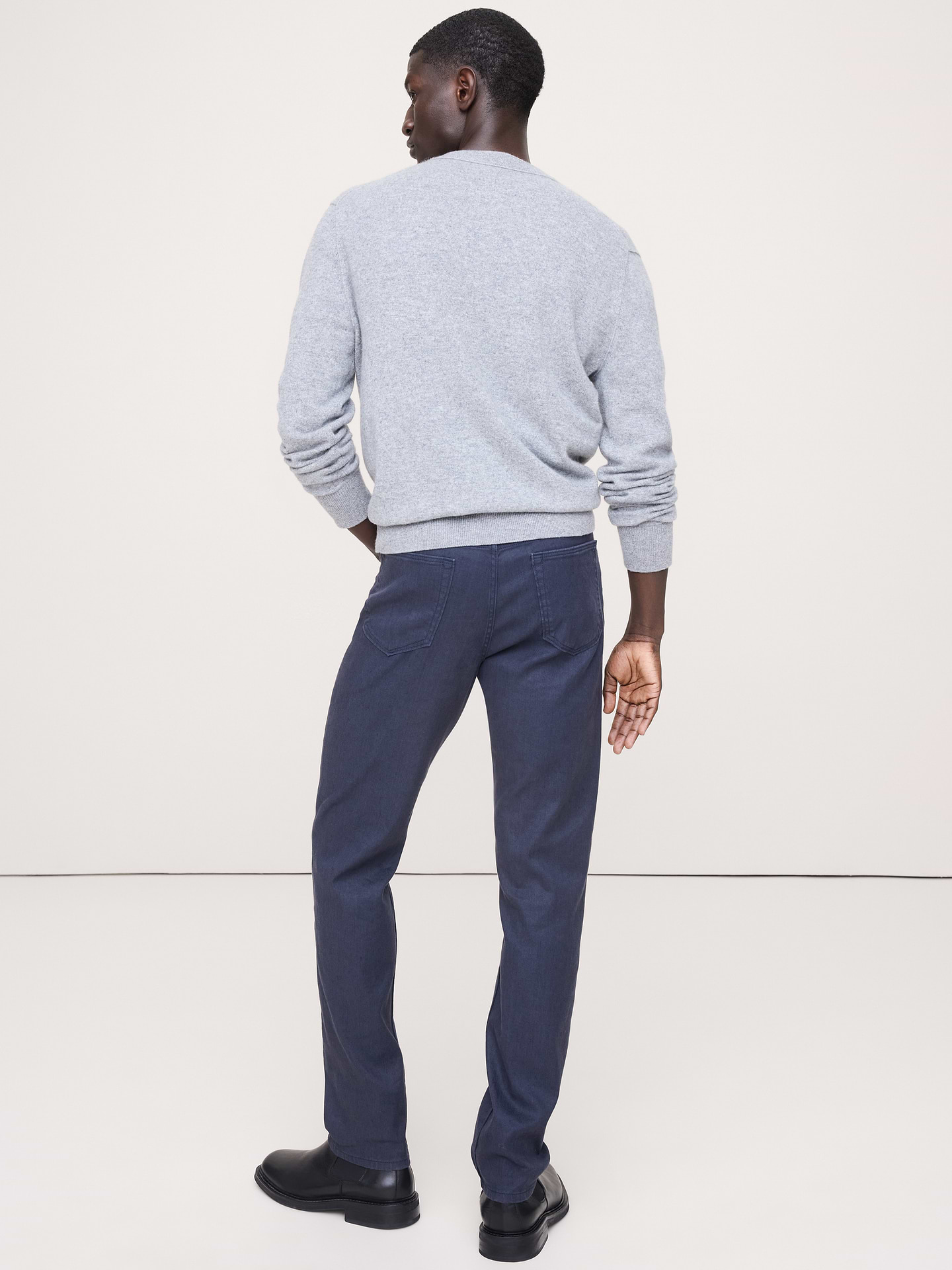 L'image numéro 2 présente Pantalon Voyageur étroit en lin et coton
