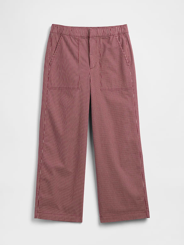 High Rise Easy Wide-Leg Khakis