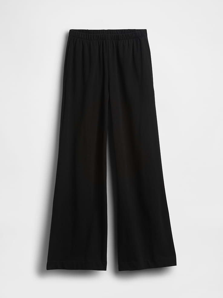 Image number 6 showing, Knit Wide-Leg Pants