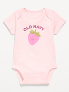 Image number 1 showing, Short-Sleeve Logo-Graphic Bodysuit for Baby