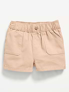 L'image numéro 1 présente Short utilitaire ample en sergé pour fille