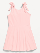 Image number 5 showing, PowerSoft Sleeveless Tie-Strap Athletic Dress for Girls