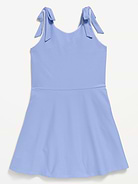 Image number 5 showing, PowerSoft Sleeveless Tie-Strap Athletic Dress for Girls