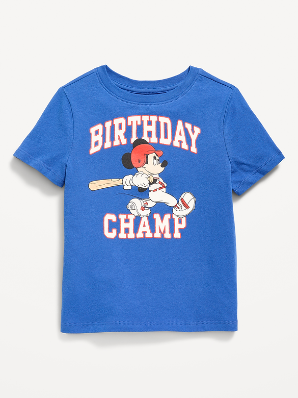Disney© Mickey Mouse Birthday Graphic T-Shirt for Toddler Boys