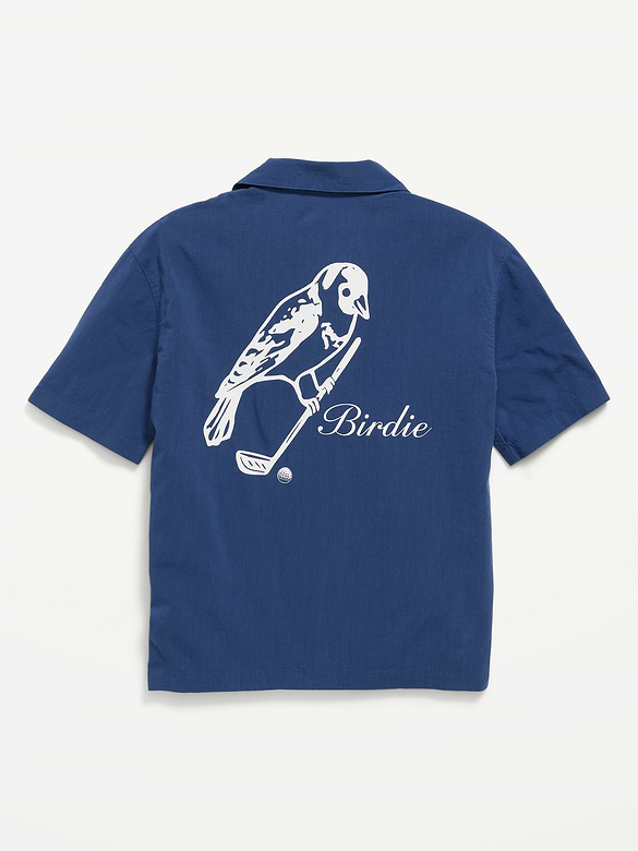 Short-Sleeve Boxy Graphic Shirt for Boys