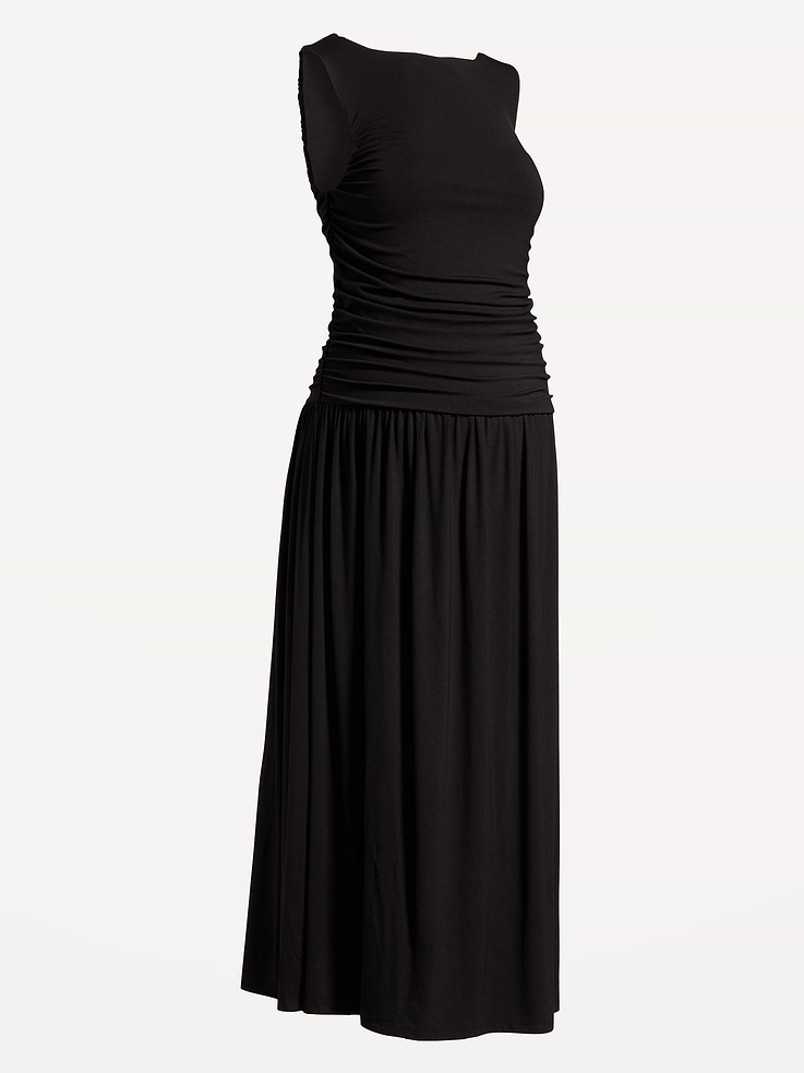 Image number 4 showing, Maternity Drop-Waist Fit & Flare Dress