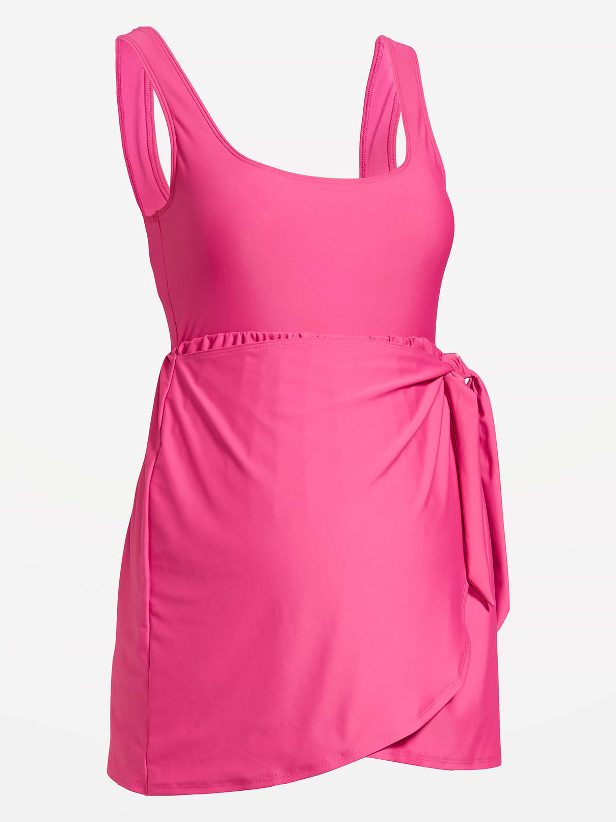 Image number 2 showing, Maternity Classic Wrap Swim Dress