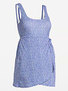 Image number 2 showing, Maternity Classic Wrap Swim Dress