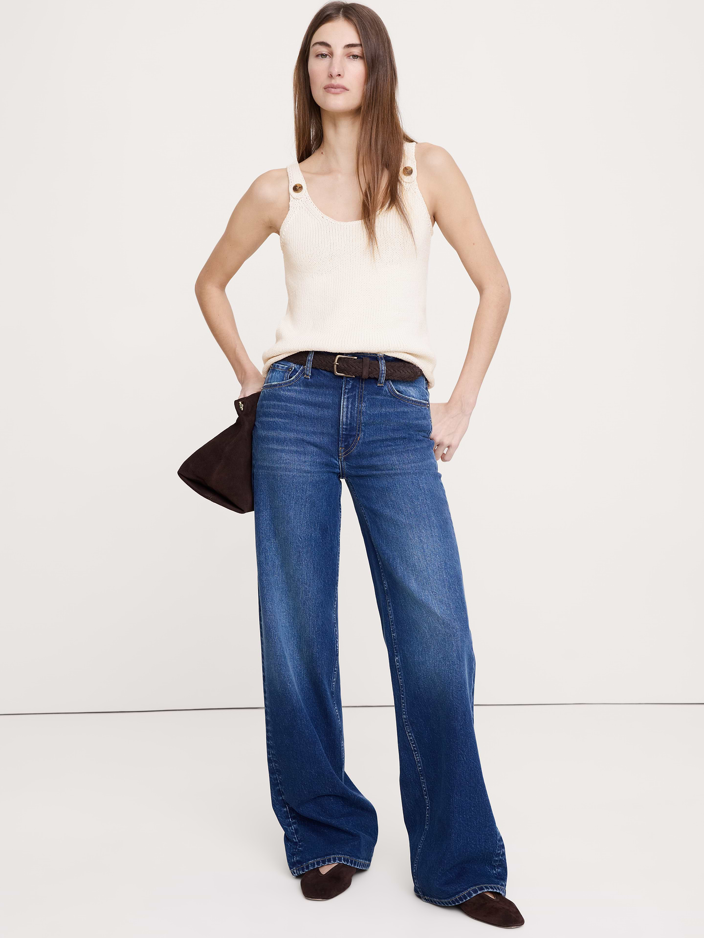 Image number 1 showing, Cotton Scoop-Neck Tank