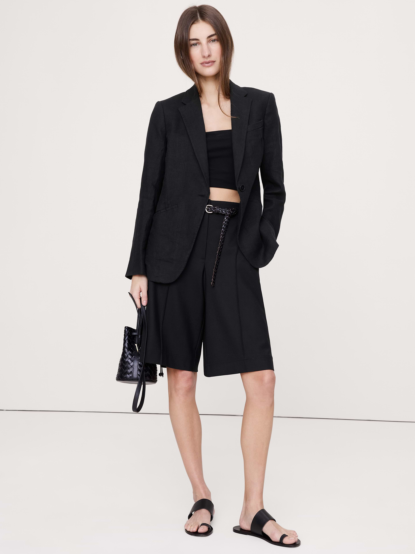 Image number 1 showing, Slim Linen Blazer