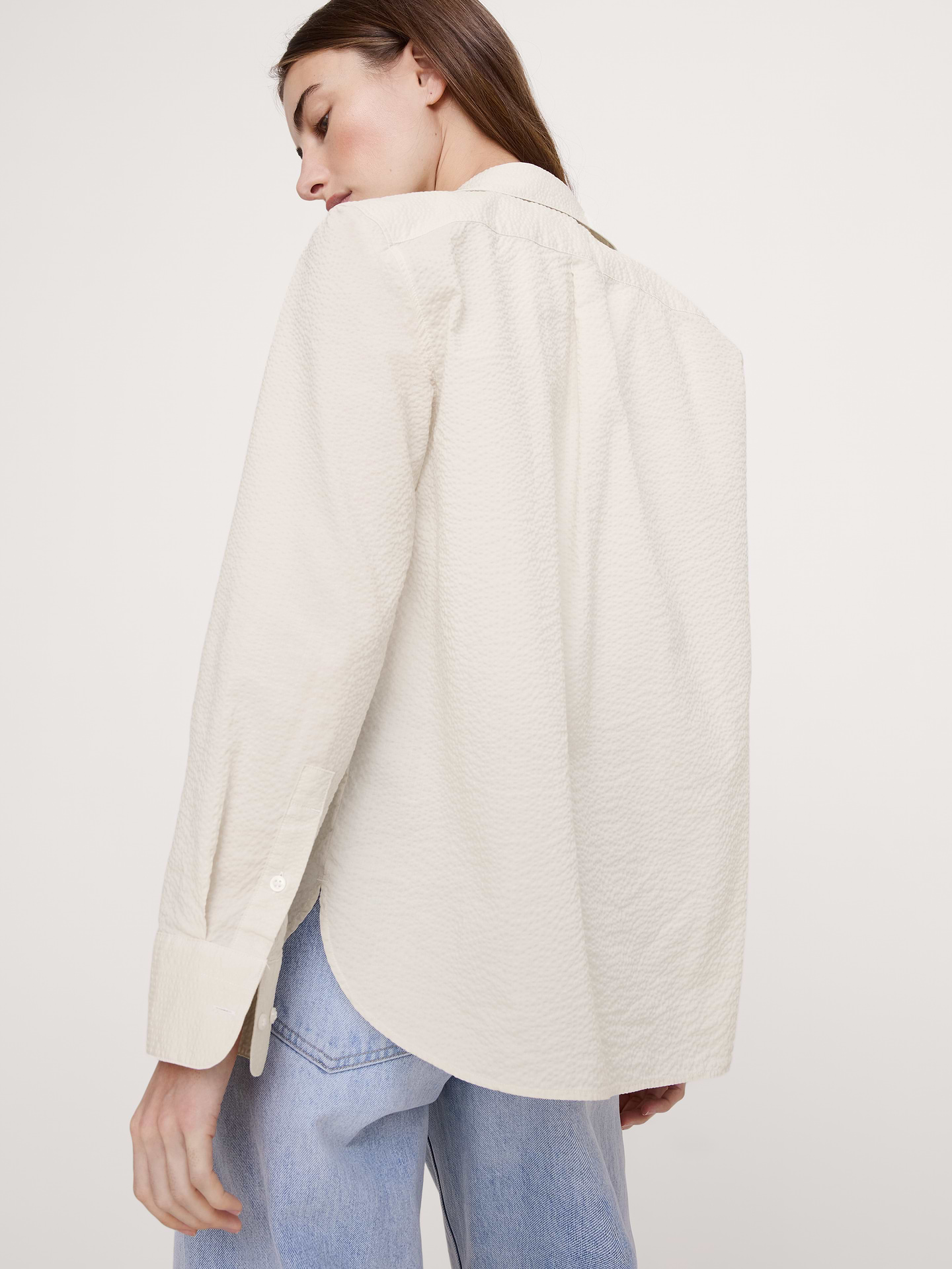 L'image numéro 3 présente Chemise de tous les jours en coton gaufré