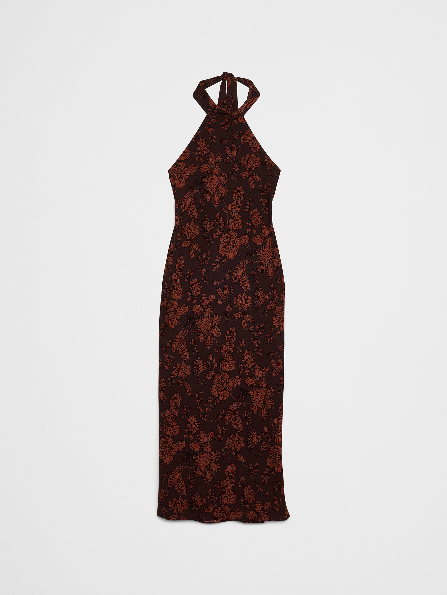 Image number 4 showing, Halter Open-Back Maxi Dress