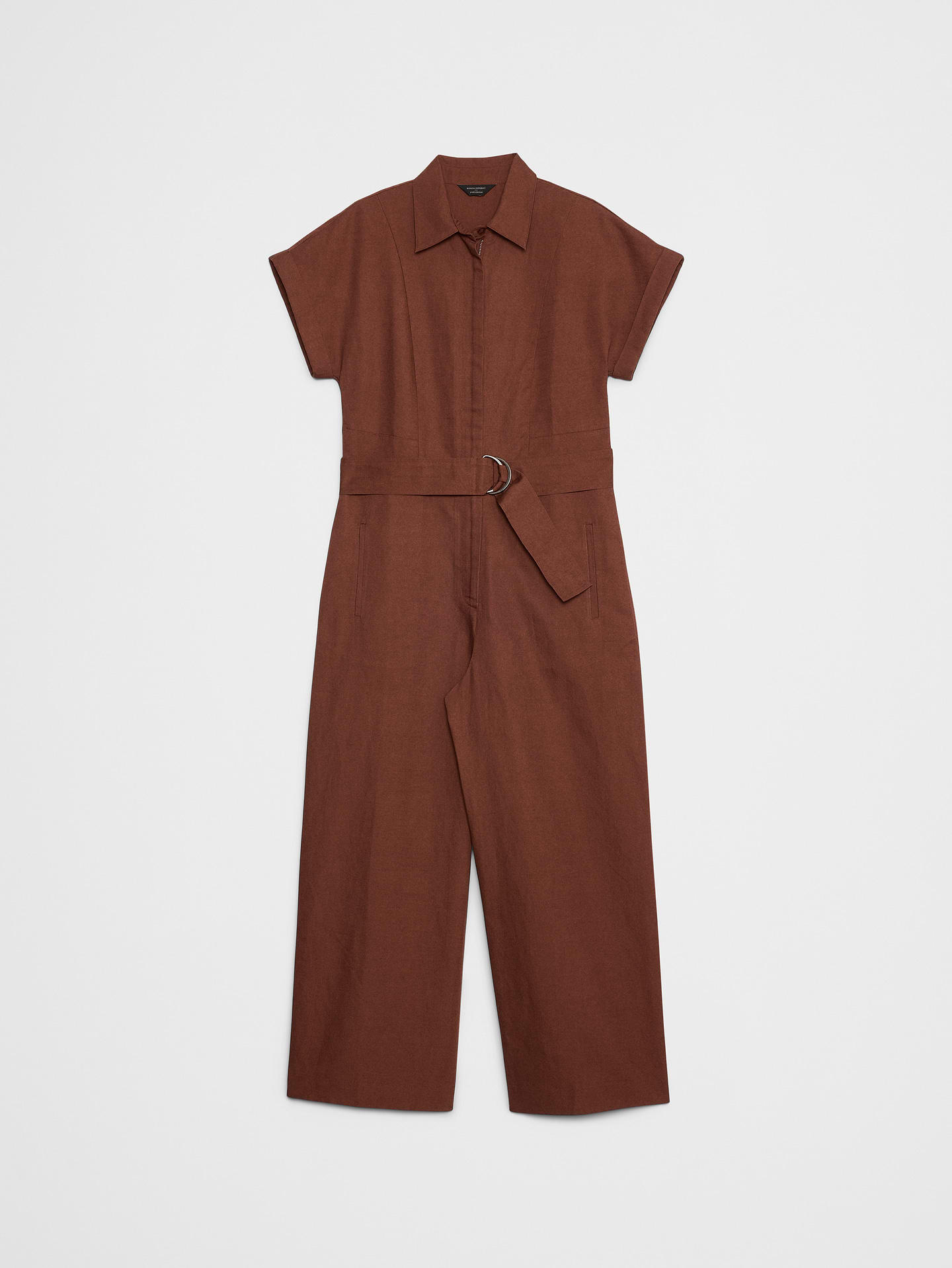 Image number 4 showing, Linen-Blend Jumpsuit